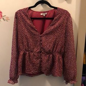Madewell Floral Blouse
